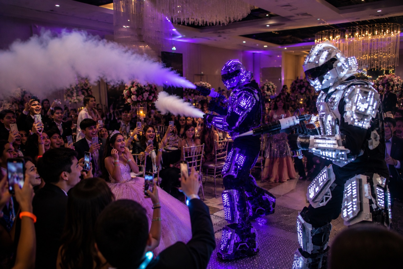 Duo Robots Quinceañera